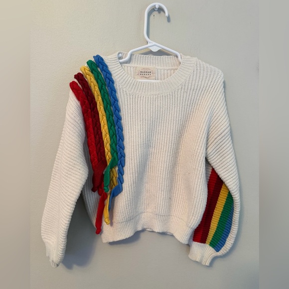 Hannah Banana Other - Hannah Banana Colorful Rainbow Knit Sweater